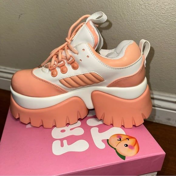 koi Shoes - New KOI PEACH ICED TEA TRAINERS size 6 womens 4/uk